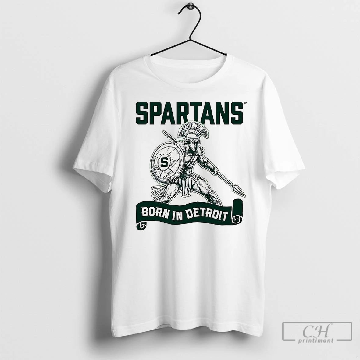 Premium Michigan State Spartans Born In Detroit