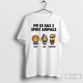 Premium Minion My Ex Has 3 Spirit Animals Lion Ass Cheetah T-Shirts, Hoodie, Sweatshirt | RetroVerseTees.com