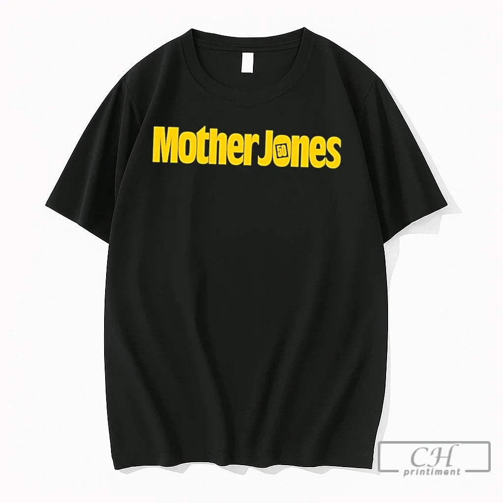 Mother Jones 50th Anniversary Logo Tee Tee Unisex T-shirt, Sweatshirt, Hoodie (1)
