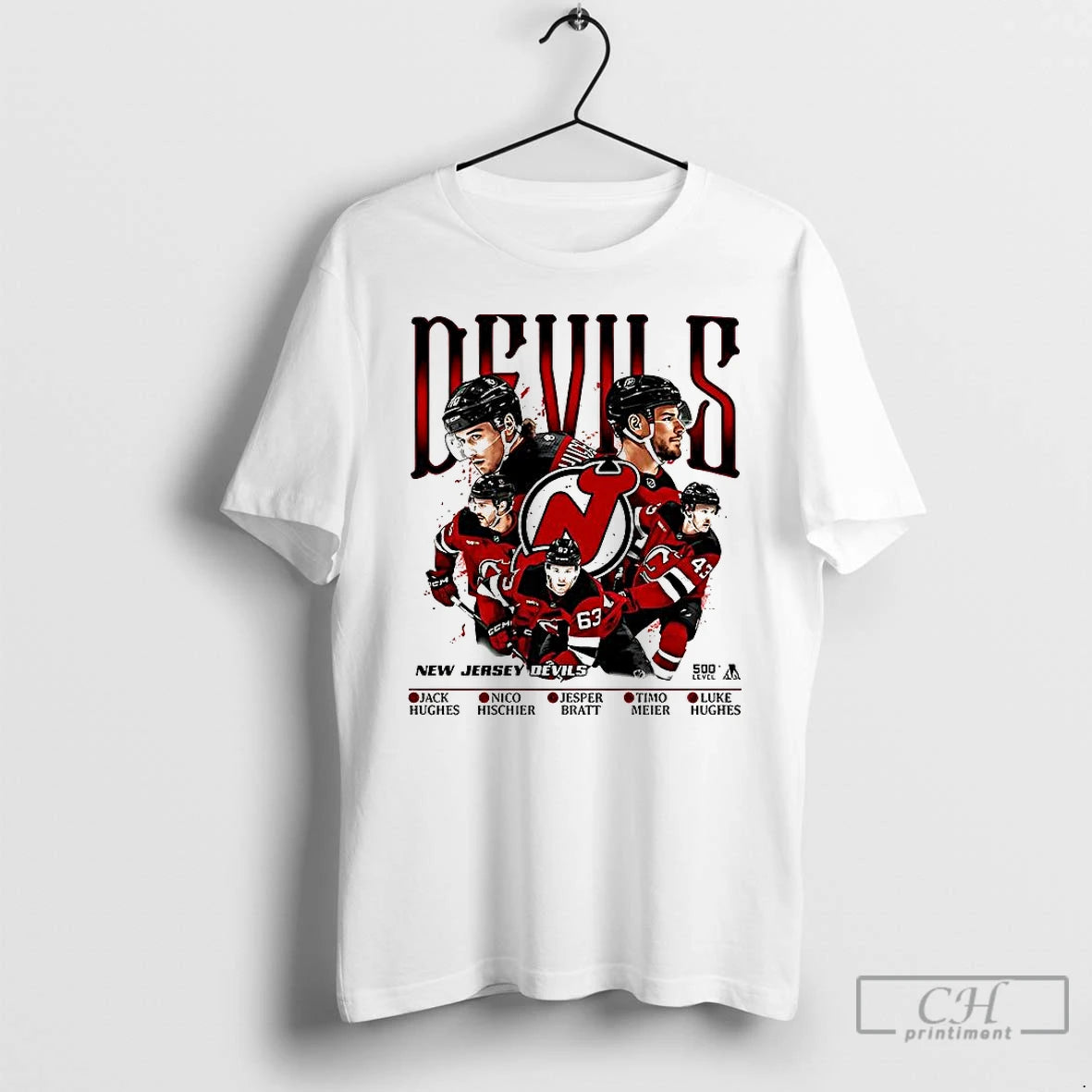 Premium New Jersey Devils 5 Stars T-Shirts, Hoodie, Sweatshirt | RetroVerseTees.com