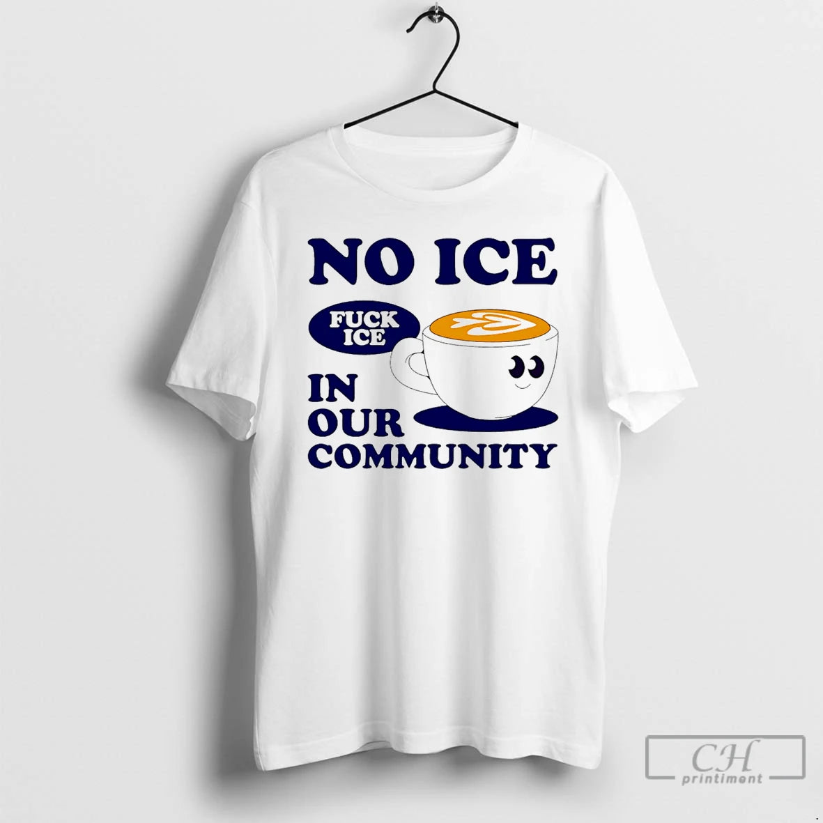 Premium No Ice In Our Community Fck Ice T-Shirts, Hoodie, Sweatshirt | RetroVerseTees.com