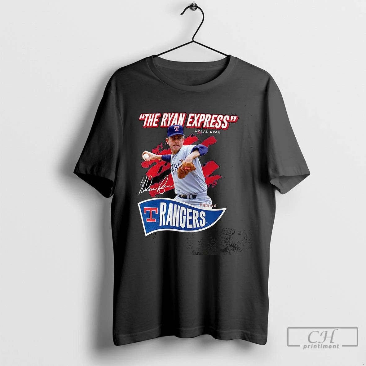 Premium Nolan Ryan Texas Rangers The Ryan Express Signature
