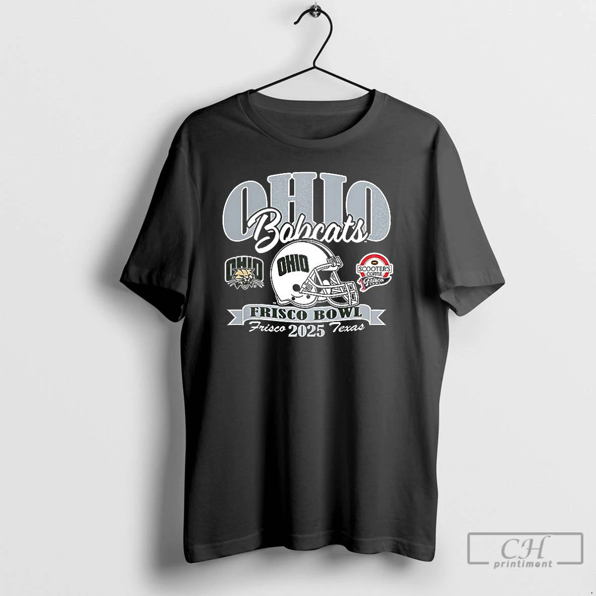 Premium Ohio Bobcats Football 2025 Frisco Bowl T-Shirts, Hoodie, Sweatshirt | RetroVerseTees.com