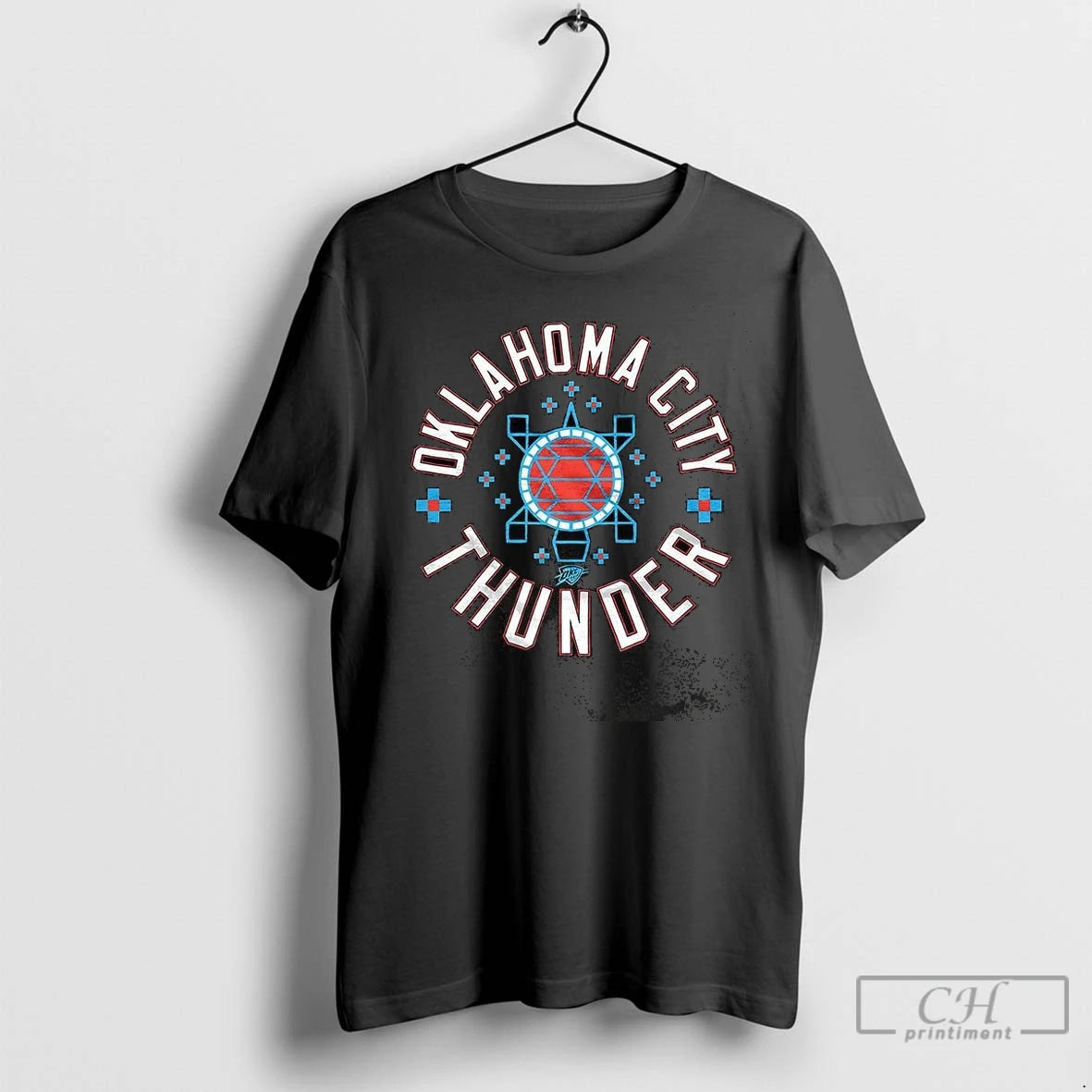 Premium Oklahoma City Thunder Baslketball 2025 Indigenous Culture Logo