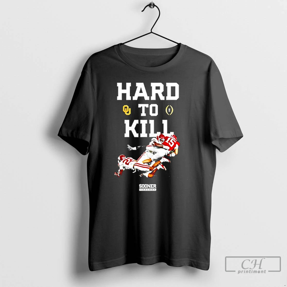 Premium Oklahoma Sooners Hard To Kill 2025 Cfp T-Shirts, Hoodie, Sweatshirt | RetroVerseTees.com