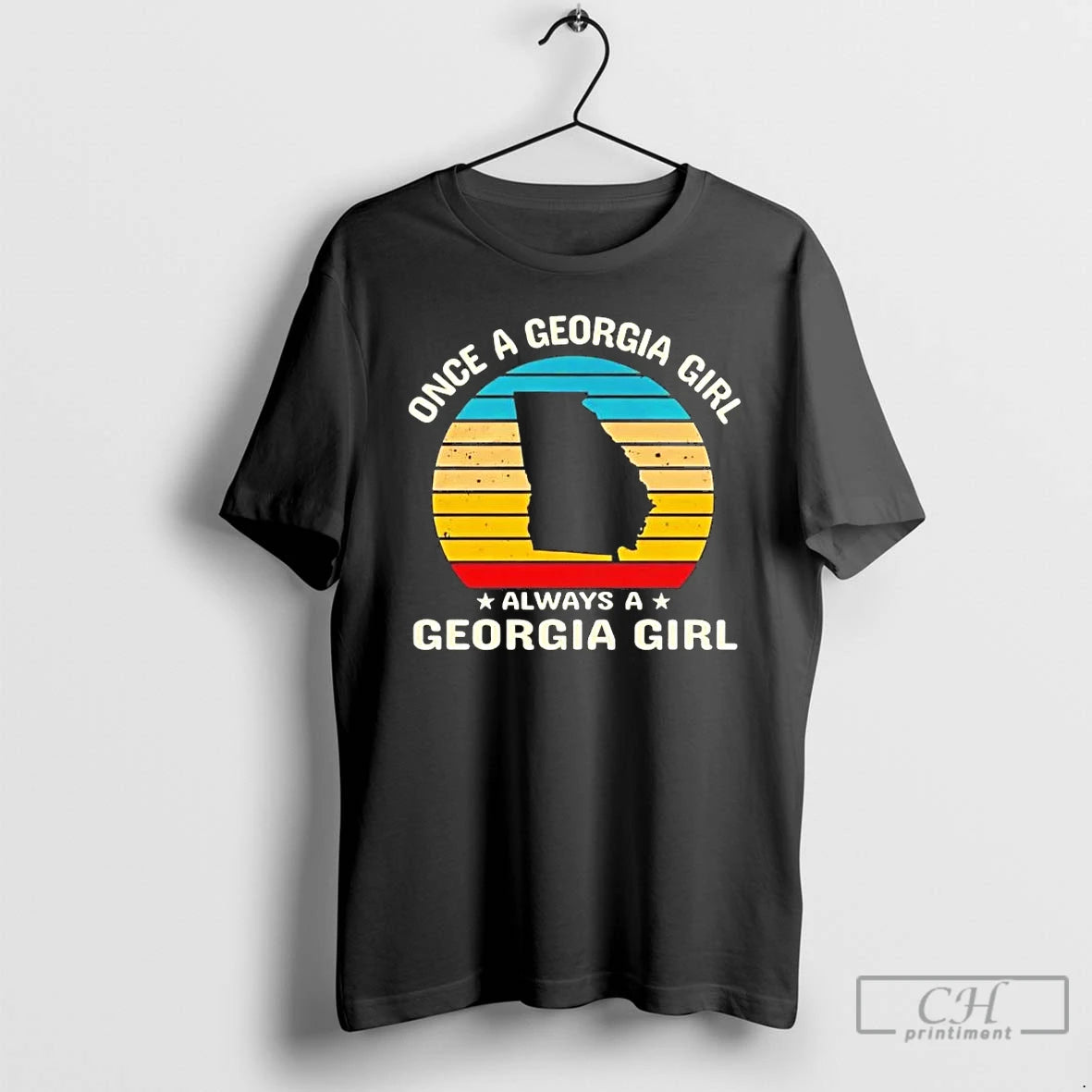 Premium Once A Georgia Girl Always A Georgia Girl Vintage T-Shirts, Hoodie, Sweatshirt | RetroVerseTees.com