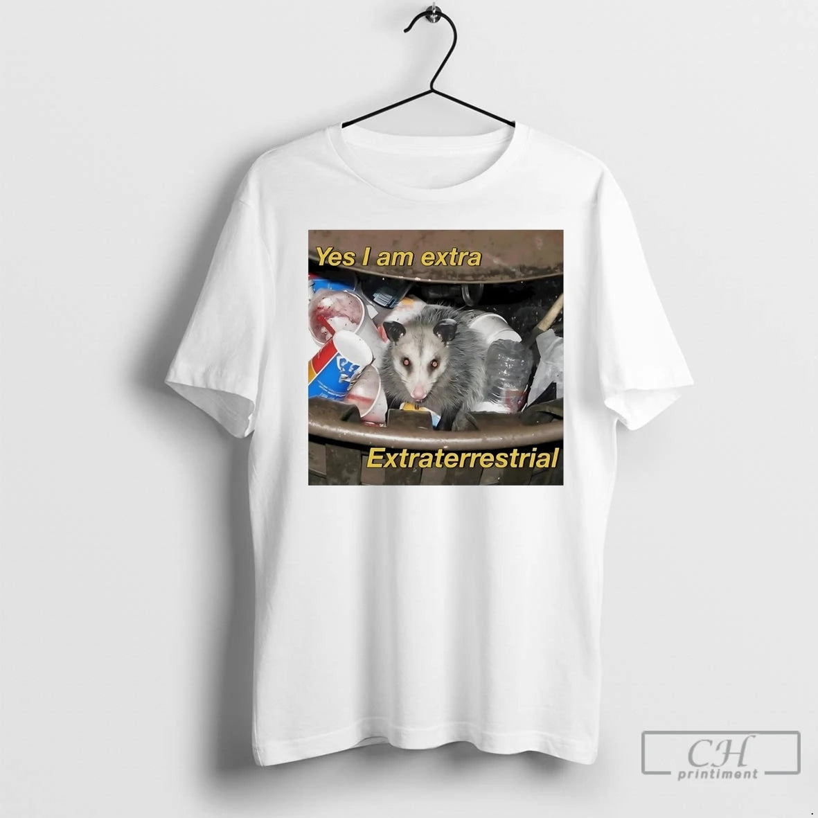 Premium Opossum Yes I Am Extra Extraterrestrial