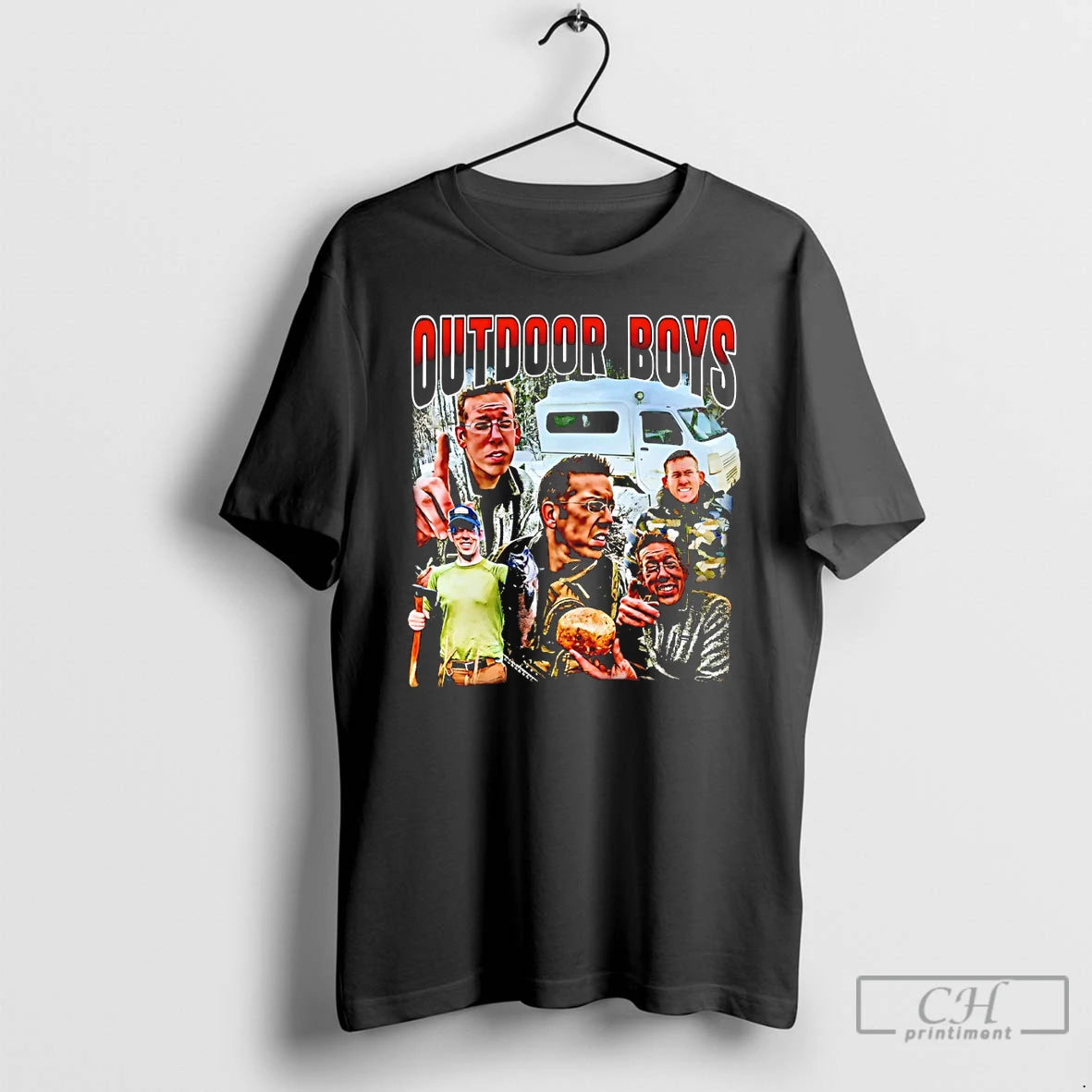 Premium Outdoor Boys Youtube Graphic T-Shirts, Hoodie, Sweatshirt | RetroVerseTees.com