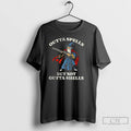 Premium Outta Spells But Not Outta Shells Wizard Holding Gun Meme T-Shirts, Hoodie, Sweatshirt | RetroVerseTees.com
