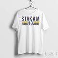 Premium Pascal Siakam 43 Indiana Pacers Basketball Name And Number T-Shirts, Hoodie, Sweatshirt | RetroVerseTees.com