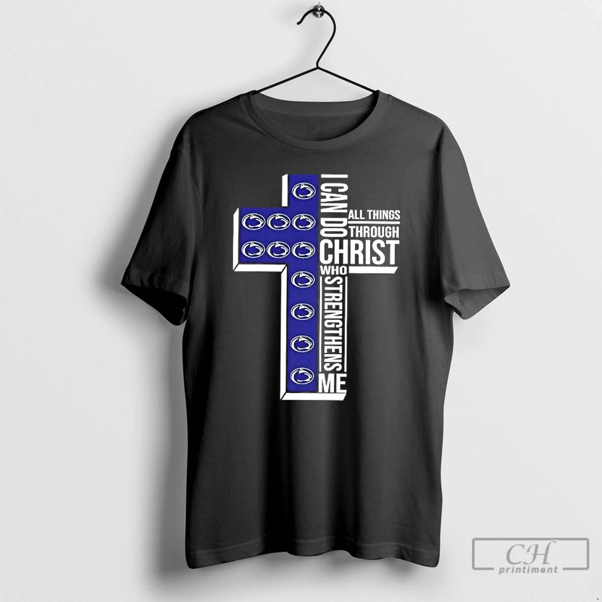 Premium Penn State Nittany Lions I Can Do All Things Through Christ T Shirts Sweater Hoodie, Sweatshirt | RetroVerseTees.com