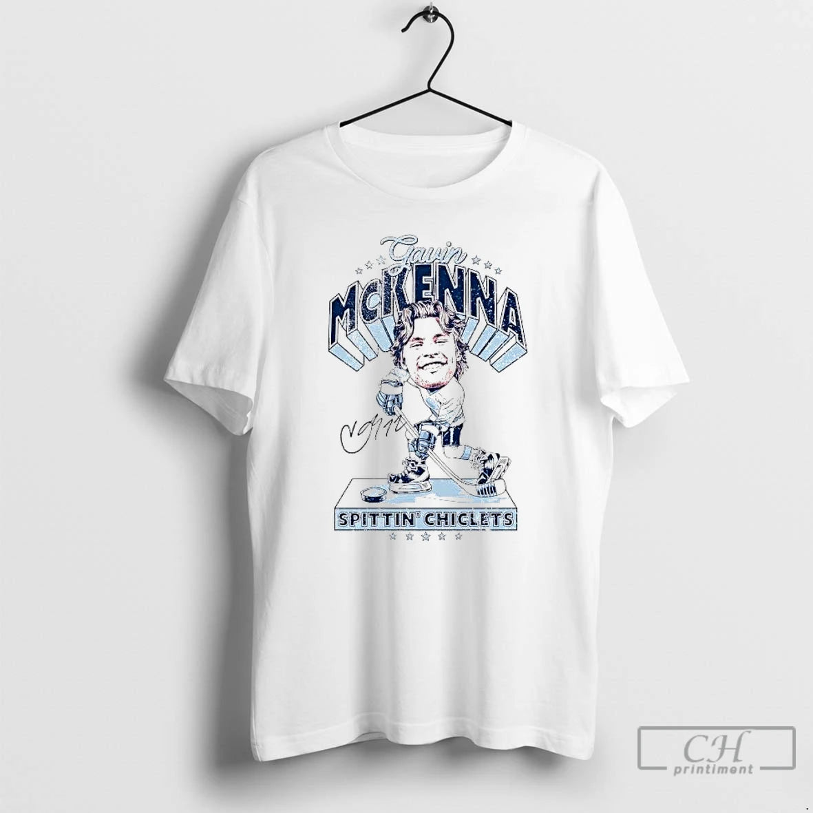 Premium Penn State Hockey Gavin Mckenna Spittin Chiclets T-Shirts, Hoodie, Sweatshirt | RetroVerseTees.com