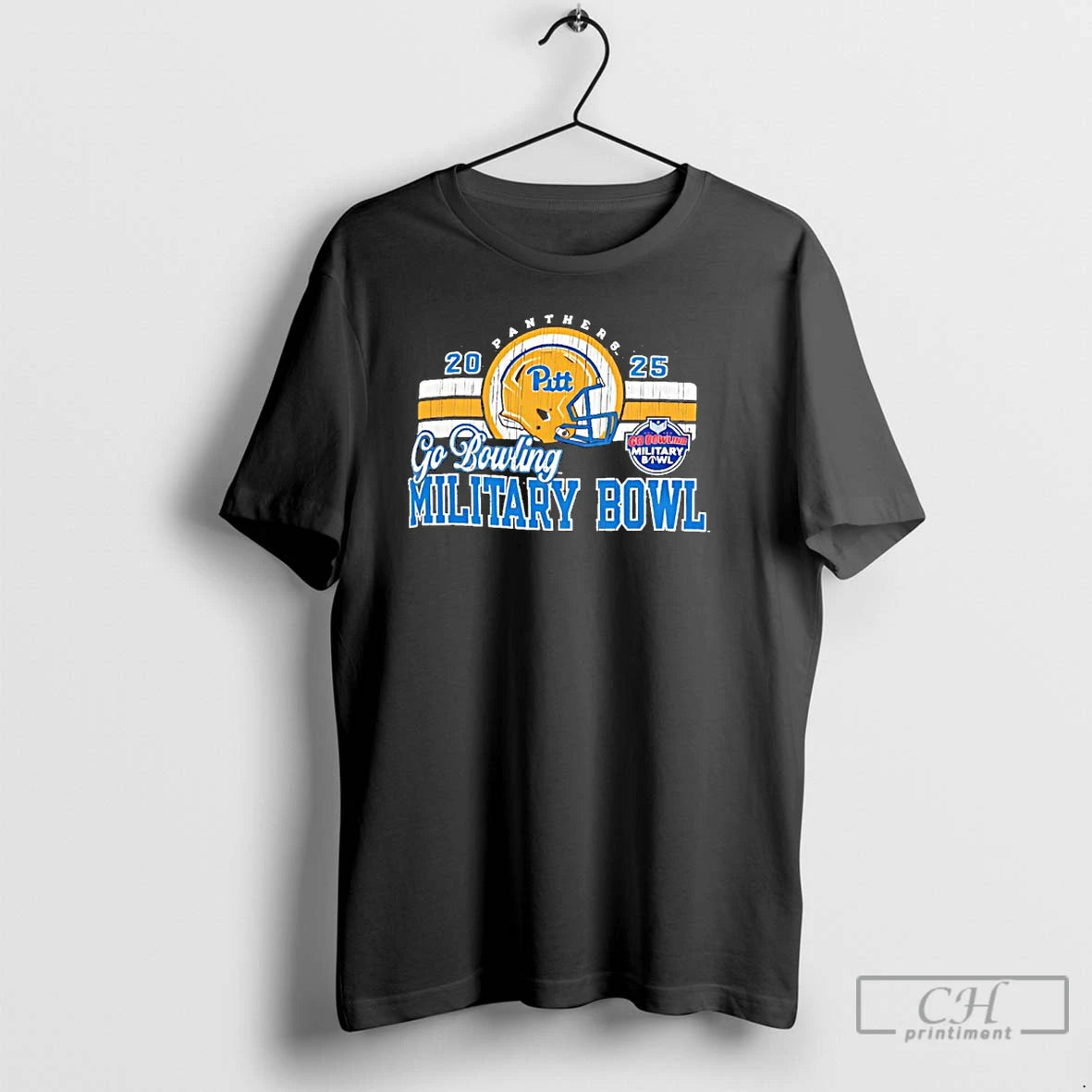 Premium Pittsburgh Pitt Football 2025 Military Bowl Go Bowling T-Shirts, Hoodie, Sweatshirt | RetroVerseTees.com