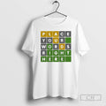 Premium Place Your Words Right Here Personalised Ornaments White Shirt Sweater