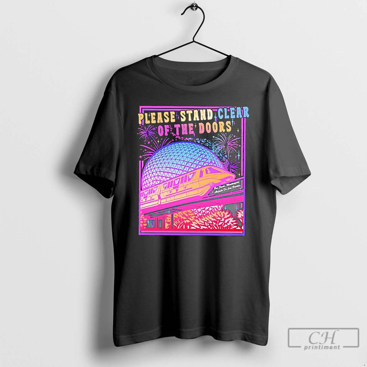 Premium Please Stand Clear Of The Doors Retro T-Shirts, Hoodie, Sweatshirt | RetroVerseTees.com