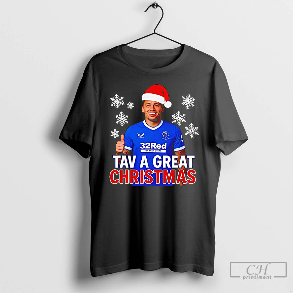 Premium Rangers Santa Hat Tav A Great Christmas T-Shirts, Hoodie, Sweatshirt | RetroVerseTees.com