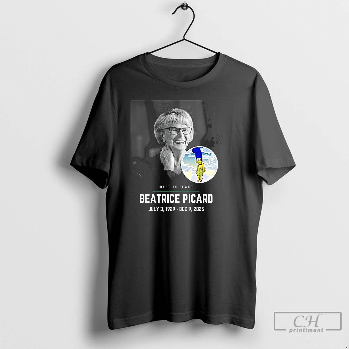 Premium Rest In Peace Beatrice Picard 2025 T-Shirts, Hoodie, Sweatshirt | RetroVerseTees.com