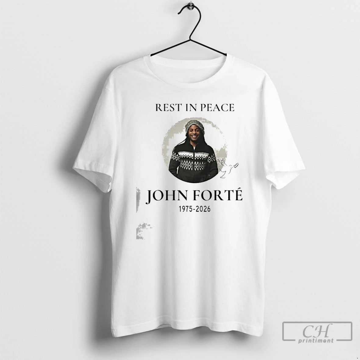 Premium Rip In Peace John Forte 1975 2026 T-Shirts, Hoodie, Sweatshirt | RetroVerseTees.com