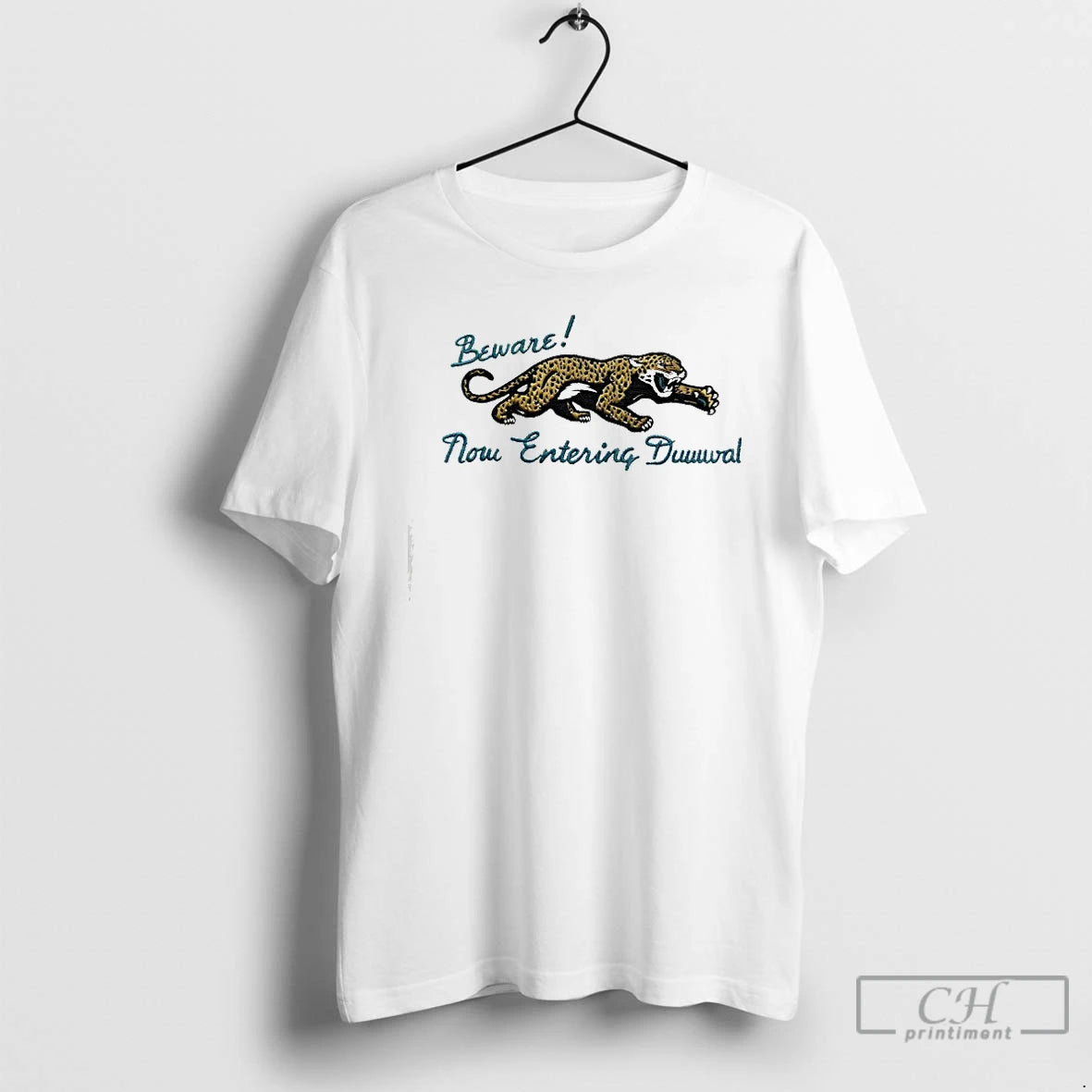 Premium Robert Hainsey Beware Now Entering Duuuval T-Shirts, Hoodie, Sweatshirt | RetroVerseTees.com