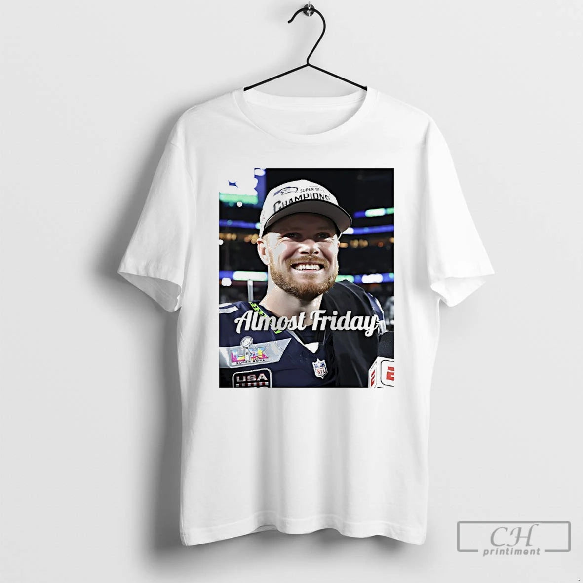Premium Sam Darnold Seattle World Champ Almost Friday T-Shirts, Hoodie, Sweatshirt | RetroVerseTees.com