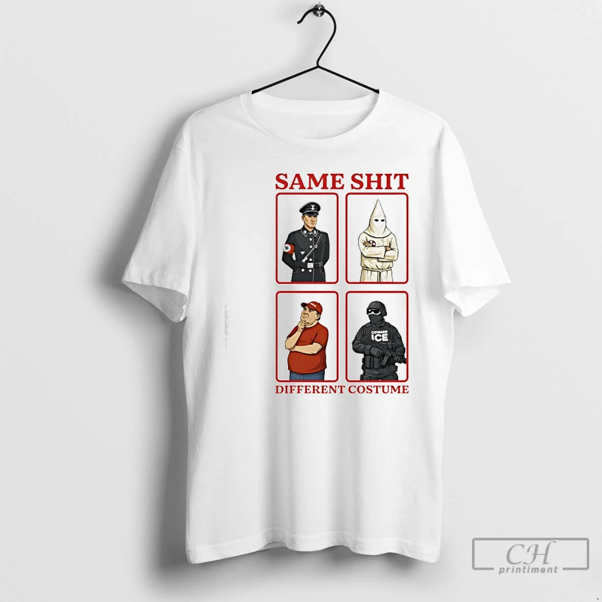 Premium Same Shit Different Costume Anti Coward Ice T-Shirts, Hoodie, Sweatshirt | RetroVerseTees.com