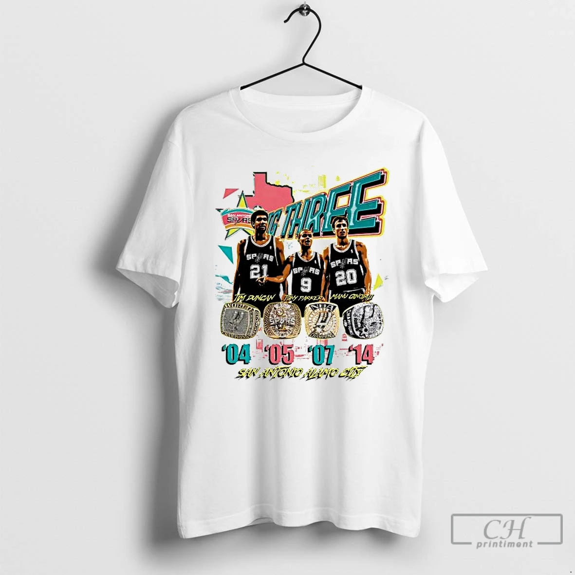 Premium San Antonio Spurs Alamo City Players Big Three T-Shirts, Hoodie, Sweatshirt | RetroVerseTees.com