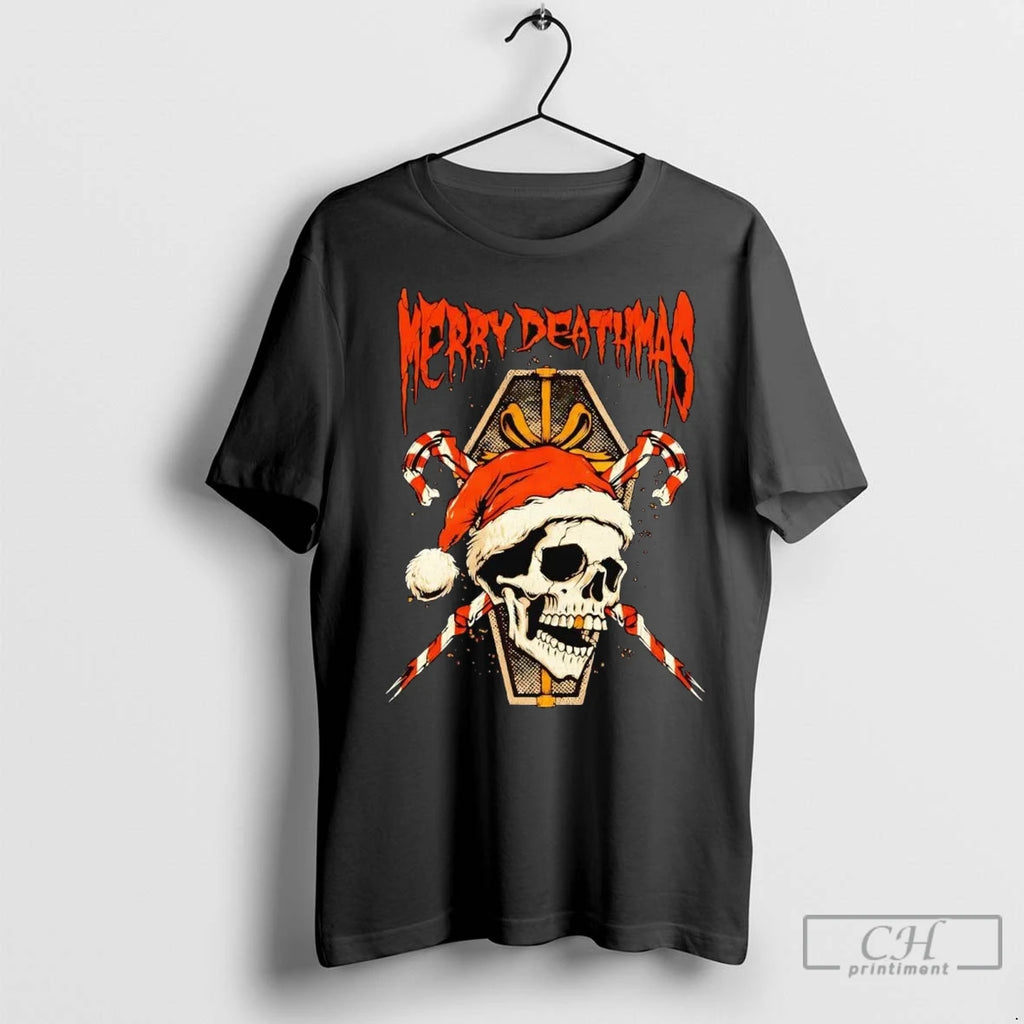 Premium Santa Skull Merry Deathmas Christmas