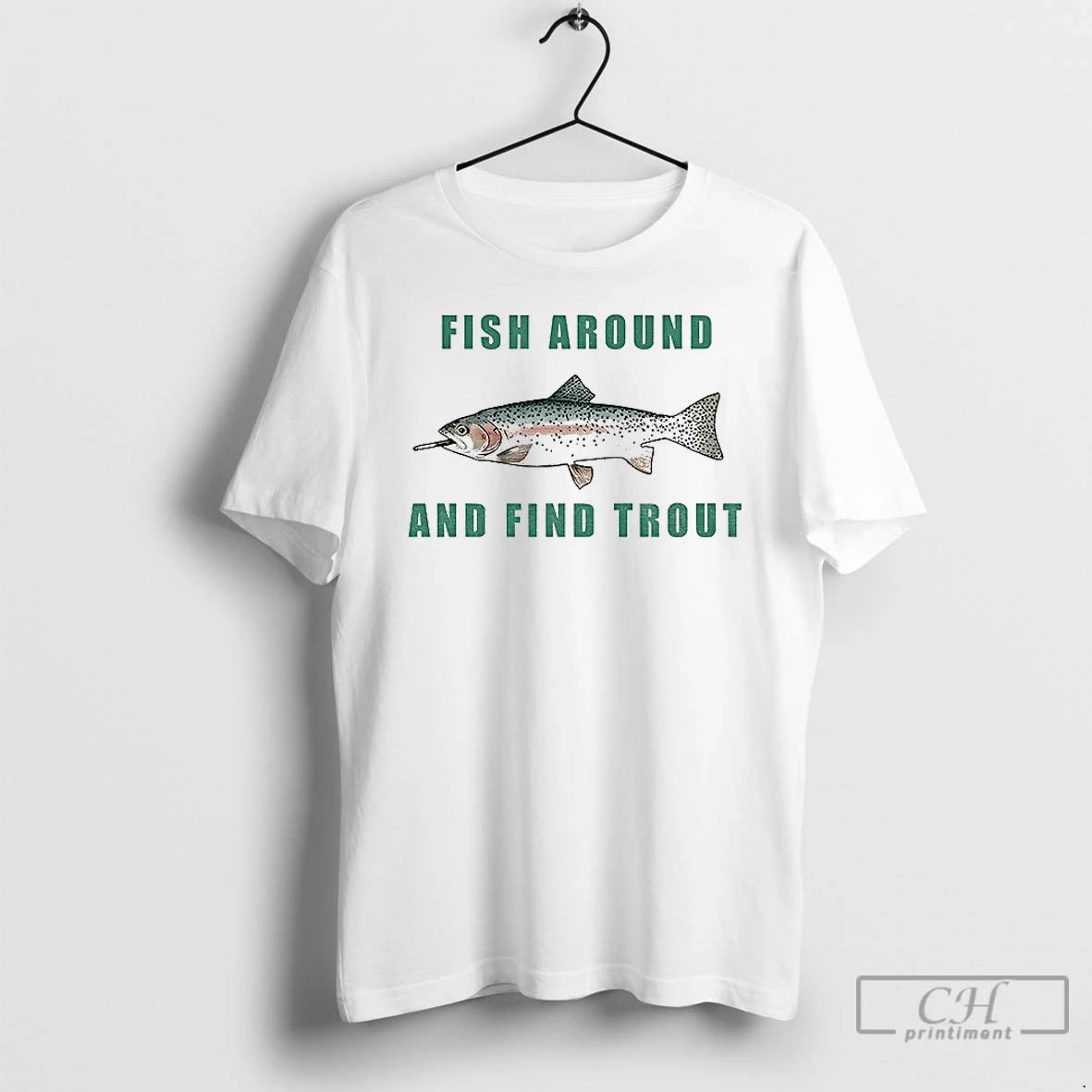 Premium Searching For Trout Fish Around And Find Trout T-Shirts, Hoodie, Sweatshirt | RetroVerseTees.com