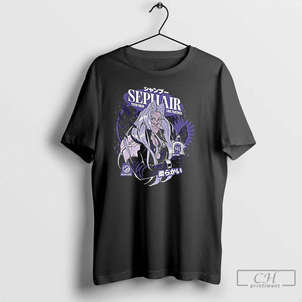 Premium Sephair Your Hair Like Feather Sephiroth Final Fantasy Vii Parody T-Shirts, Hoodie, Sweatshirt | RetroVerseTees.com