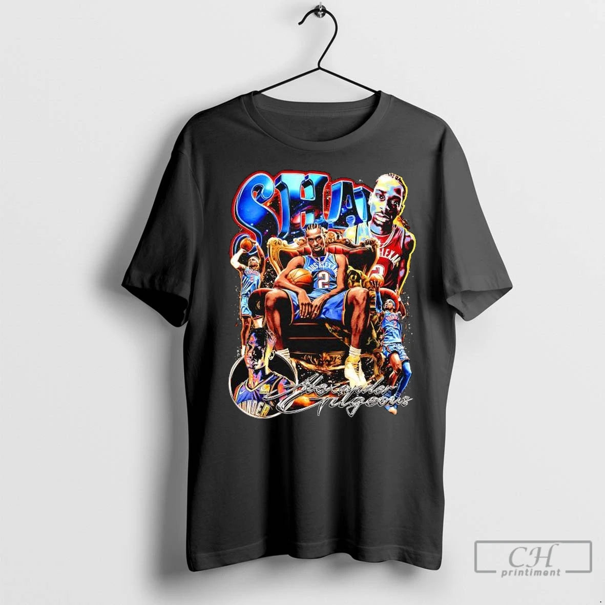 Premium Shai Gilgeous Alexander Of The Oklahoma City Thunder Graphic