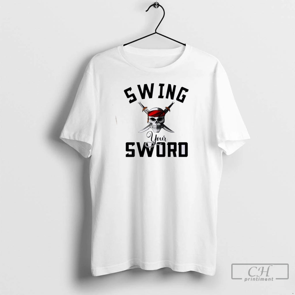 Premium Skull Swing Your Sword Hall State Rip Mike Coach Rest In Peace