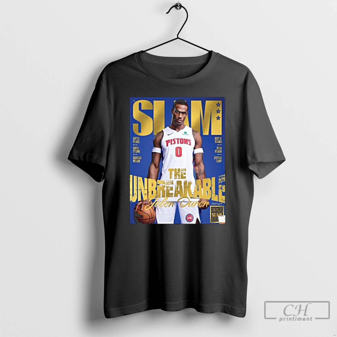 Premium Slam 260 Gold Metal Cover Jalen Duren Magazine The Unbreakable Nba T Shirts Sweater Hoodie, Sweatshirt
