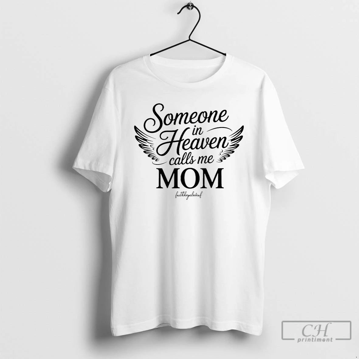 Premium Someone In Heaven Calls Me Mom T-Shirts, Hoodie, Sweatshirt | RetroVerseTees.com