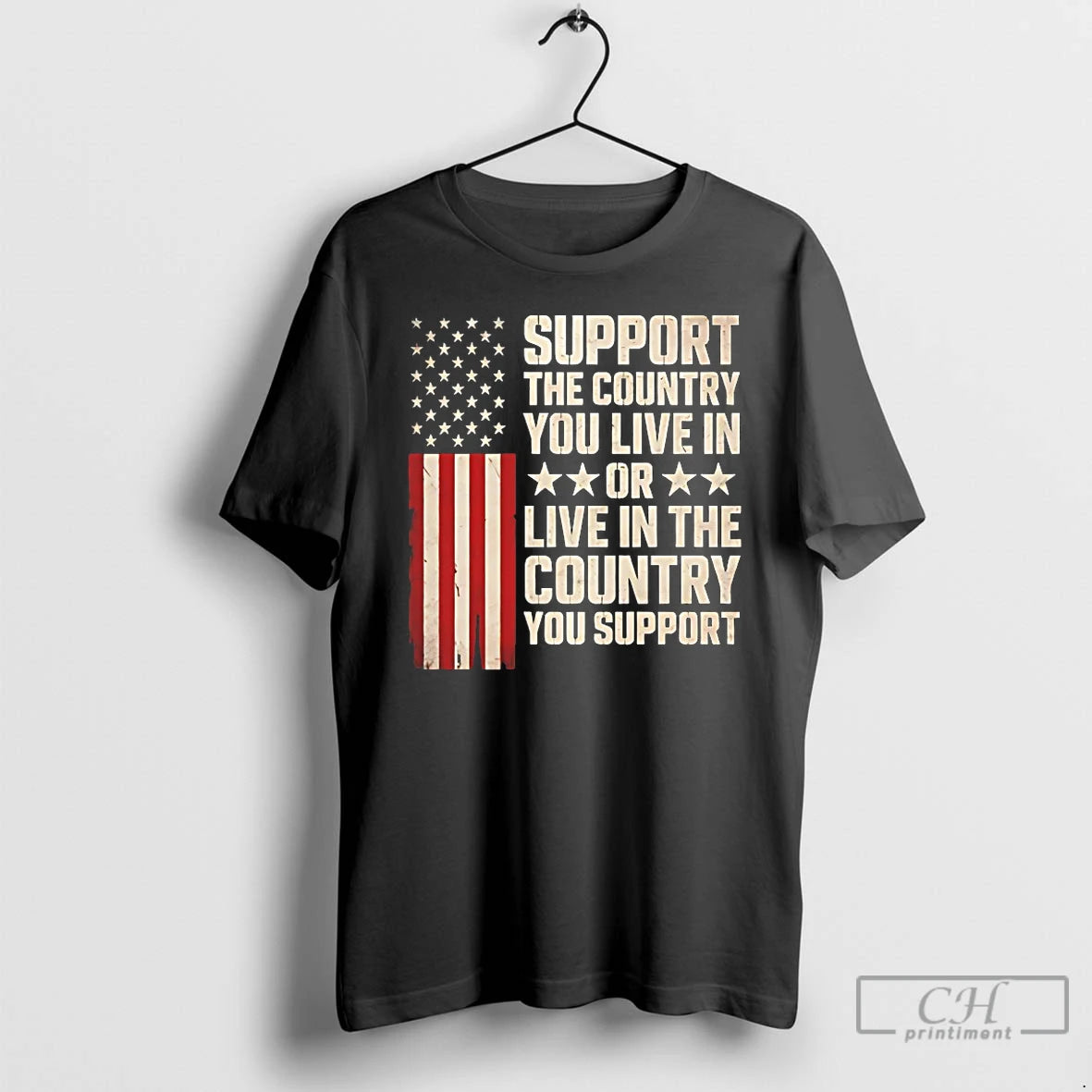Premium Support The Country You Live In Or Live In The Country T Shirts Sweater Hoodie, Sweatshirt | RetroVerseTees.com