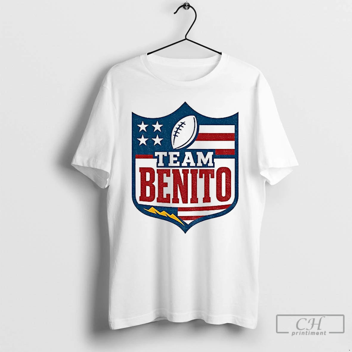Premium Team Benito Funny Football Logo Bad Bunny T-Shirts, Hoodie, Sweatshirt | RetroVerseTees.com