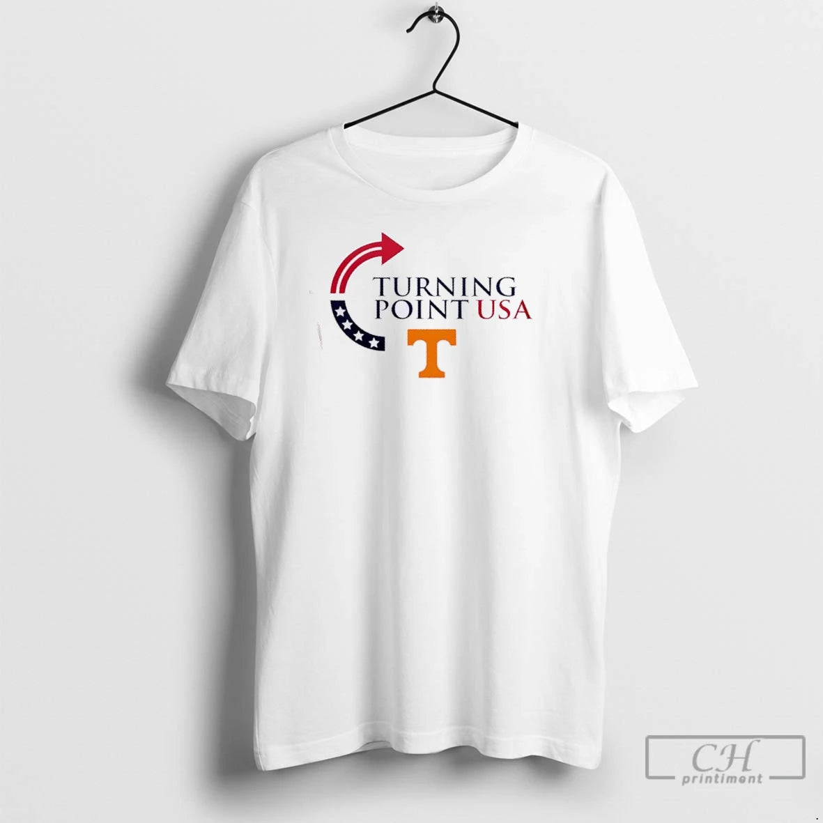 Premium Tennessee Volunteers X Turning Point Usa Freedom Charlie Kirk 2 Sided