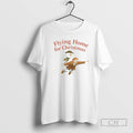 Premium The Snowman Flying Home For Christmas Shirt Sweater