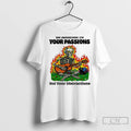 Premium Thirdeyekingdom Follow Your Passions Circle White
