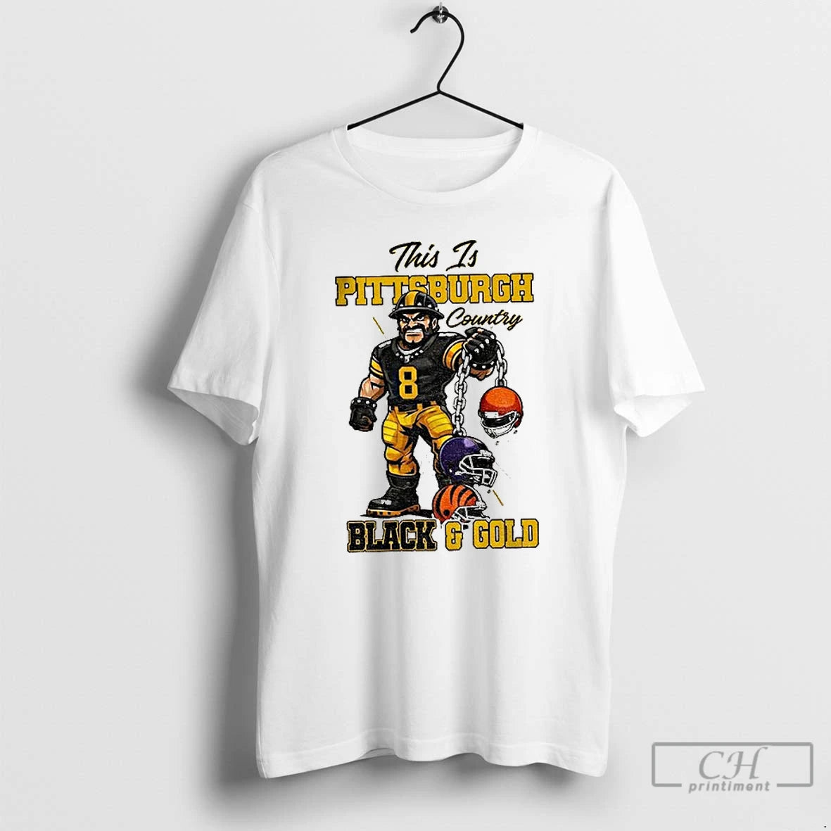 Premium This Is Pittsburgh Country Black And Gold Afc North Champs T-Shirts, Hoodie, Sweatshirt | RetroVerseTees.com