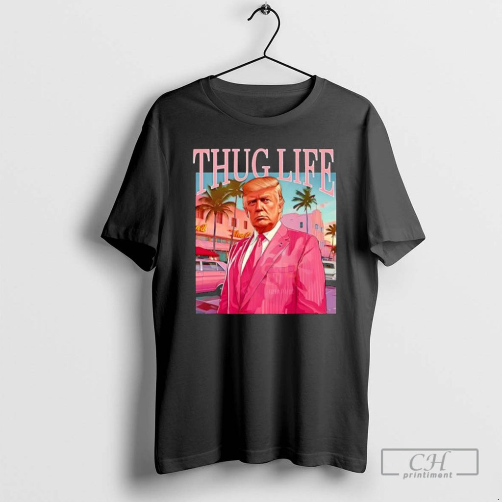 Premium Thug Life Trump Pink Shirt Sweater