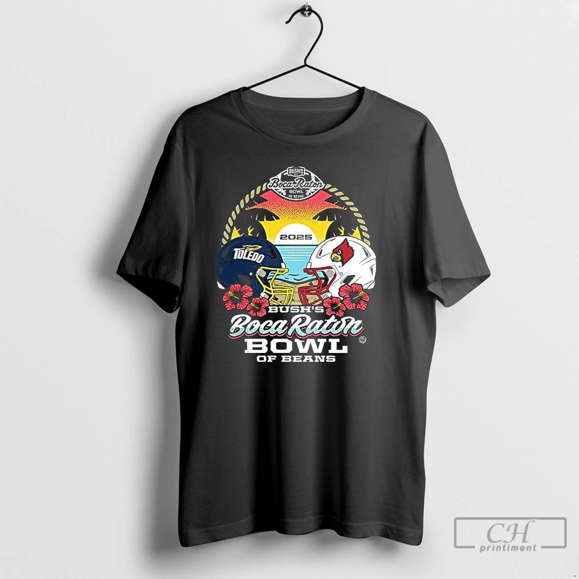 Premium Toledo Rockets Vs Louisville Cardinals Bushs Bowl Of Beans 2025 T-Shirts, Hoodie, Sweatshirt | RetroVerseTees.com