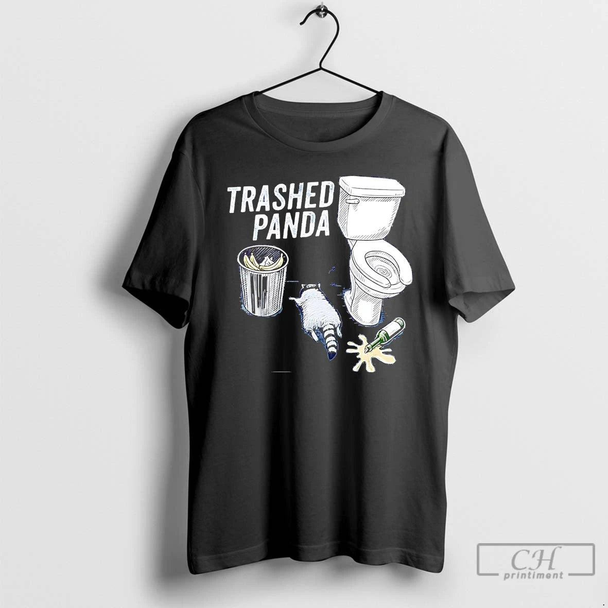 Premium Trashed Panda Drunk Raccoon T-Shirts, Hoodie, Sweatshirt | RetroVerseTees.com