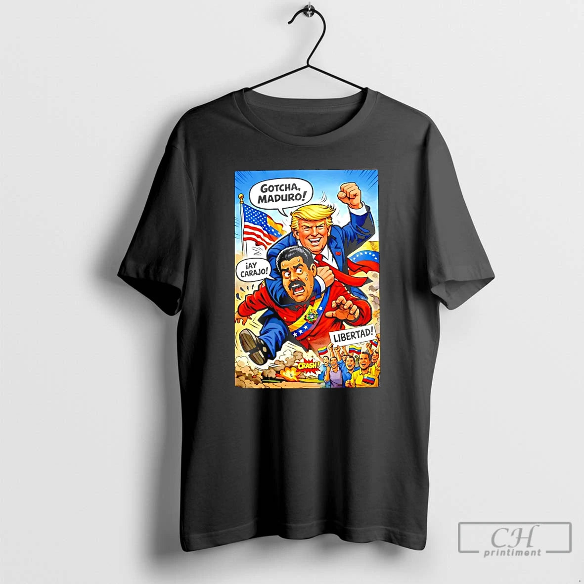 Premium Trump Announces Successful Operation To Capture Venezuelan Leader Maduro T-Shirts, Hoodie, Sweatshirt