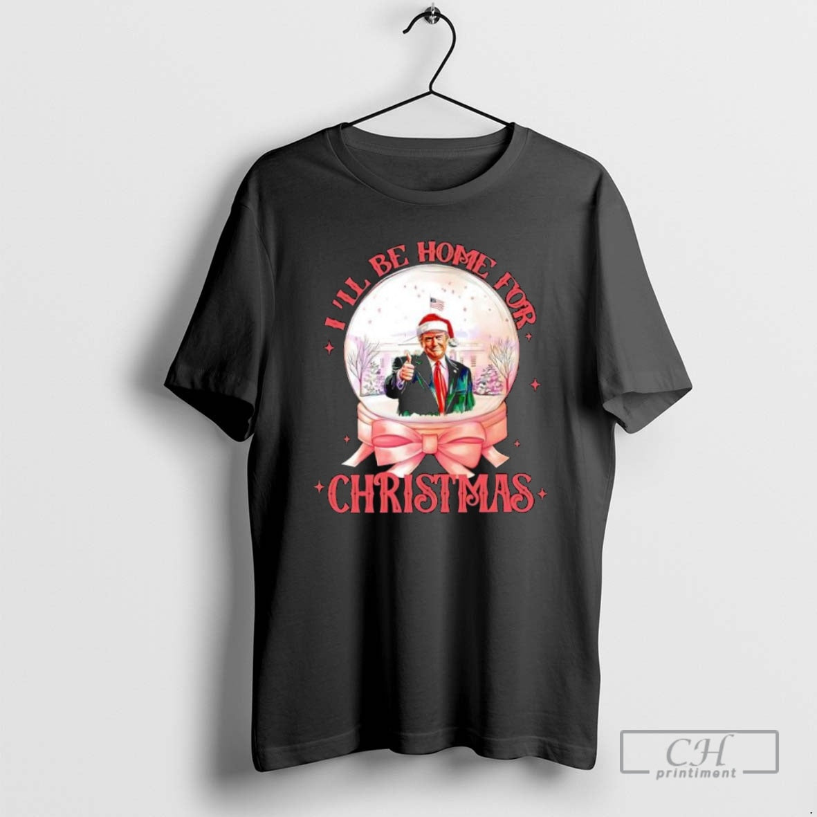 Premium Trump Ill Be Home For Christmas White House Shirt Sweater