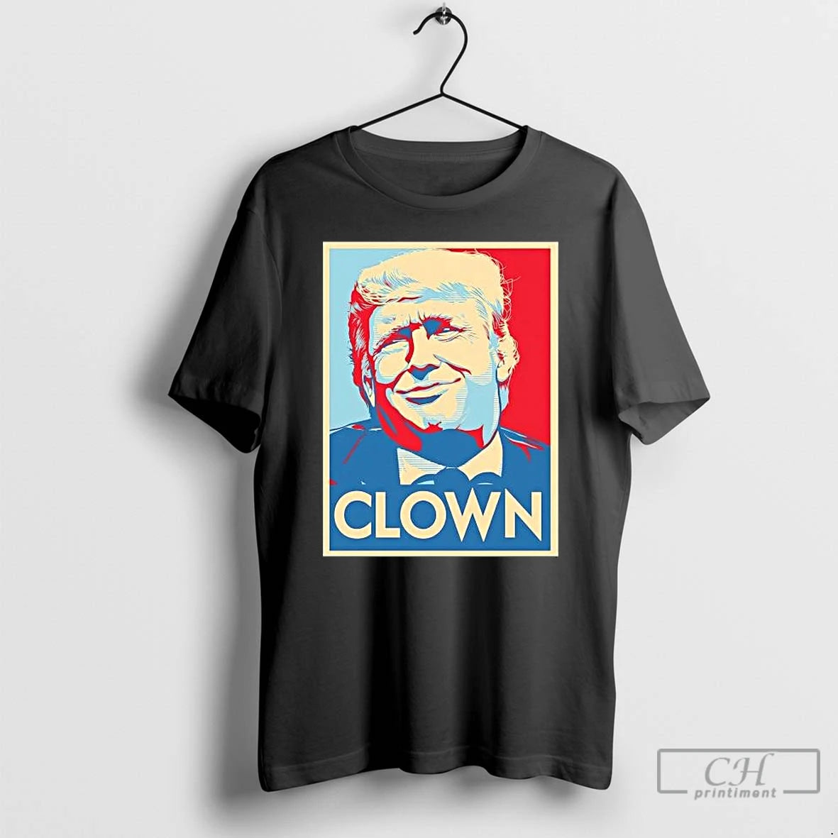 Premium Trump Clown Portrait 2026 T-Shirts, Hoodie, Sweatshirt | RetroVerseTees.com