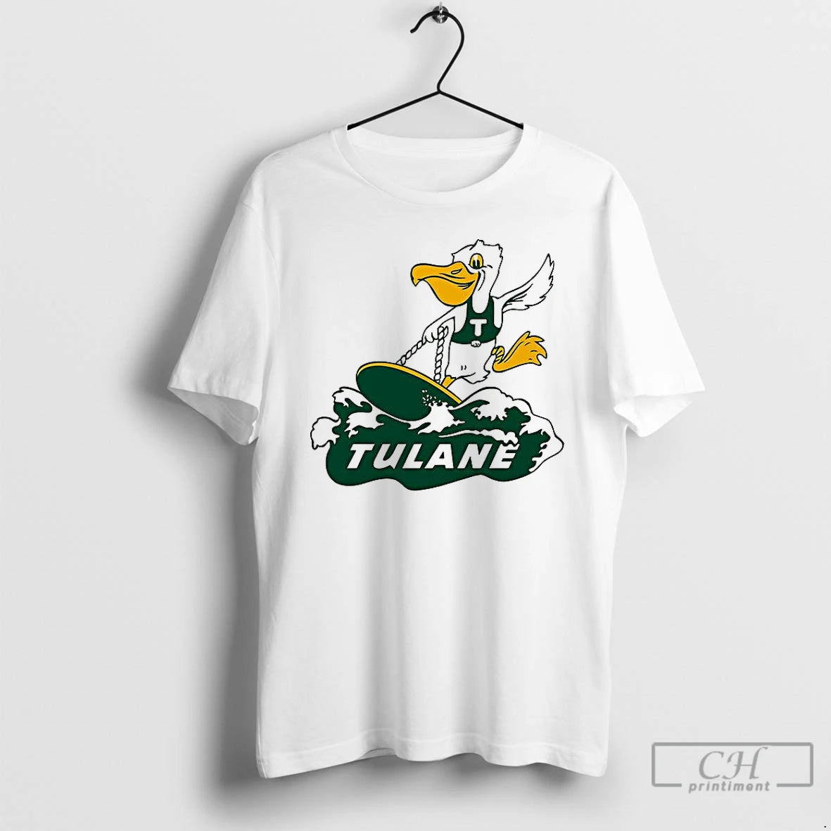 Premium Tulane Green Wave Surfing Mascot T-Shirts, Hoodie, Sweatshirt | RetroVerseTees.com