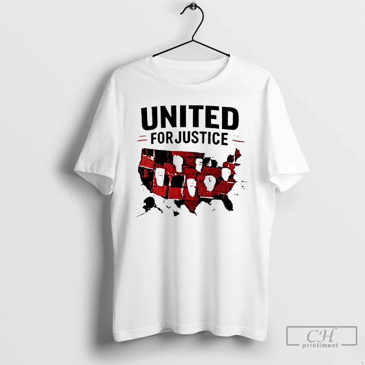 Premium United For Justice Map T-Shirts, Hoodie, Sweatshirt | RetroVerseTees.com
