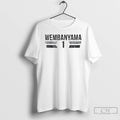 Premium Victor Wembanyama 1 San Antonio Spurs Player Name And Number T-Shirts, Hoodie, Sweatshirt | RetroVerseTees.com