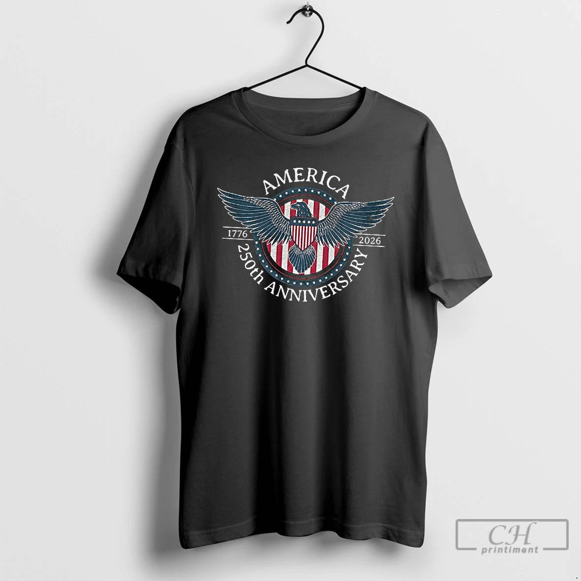 Premium Vintage Eagle 250th Anniversary1776 2026 Retro T-Shirts, Hoodie, Sweatshirt | RetroVerseTees.com