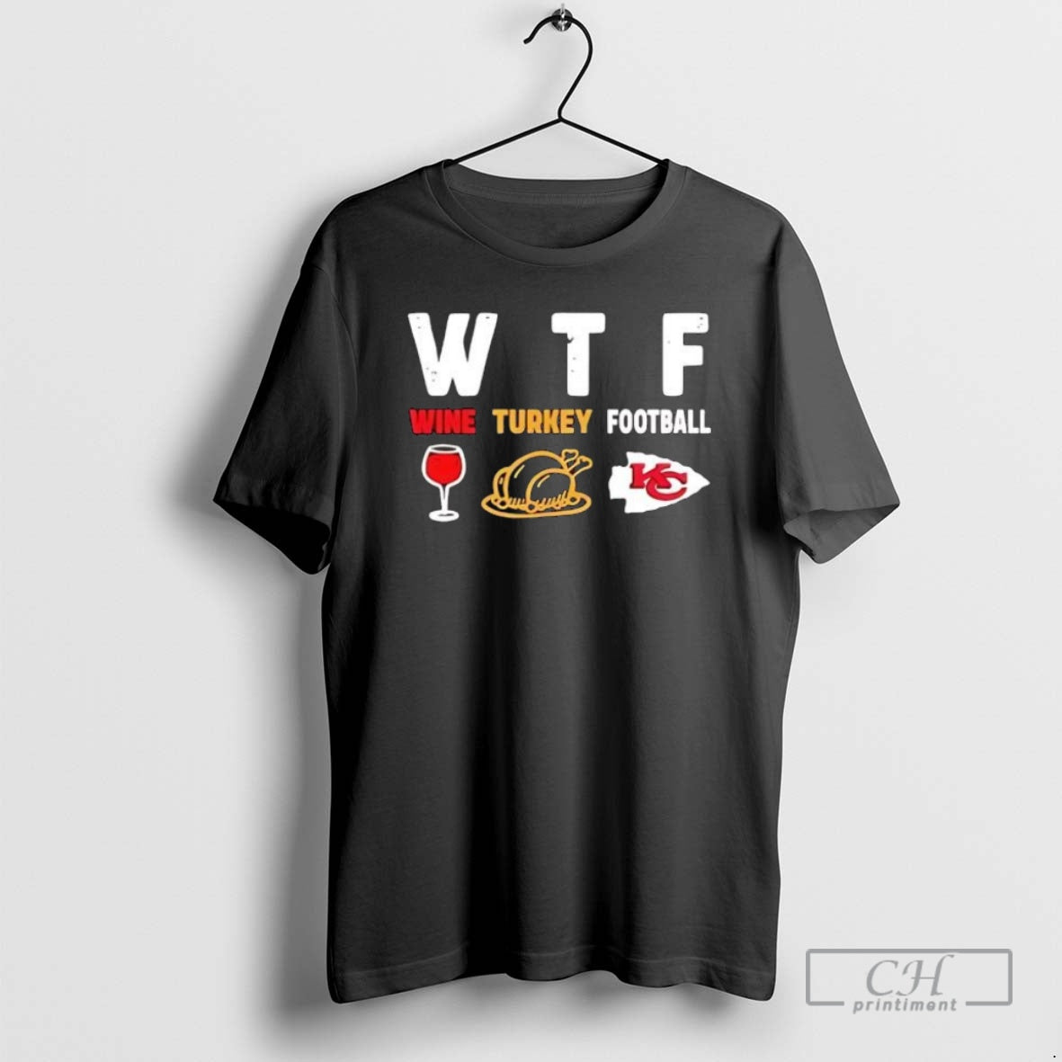 Premium Wtf Wine Turkey Kansas City Chiefs Football Shirt Sweater